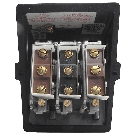 United Electric Pressure Switch, 400 Series Type J403 Models 126 to 164